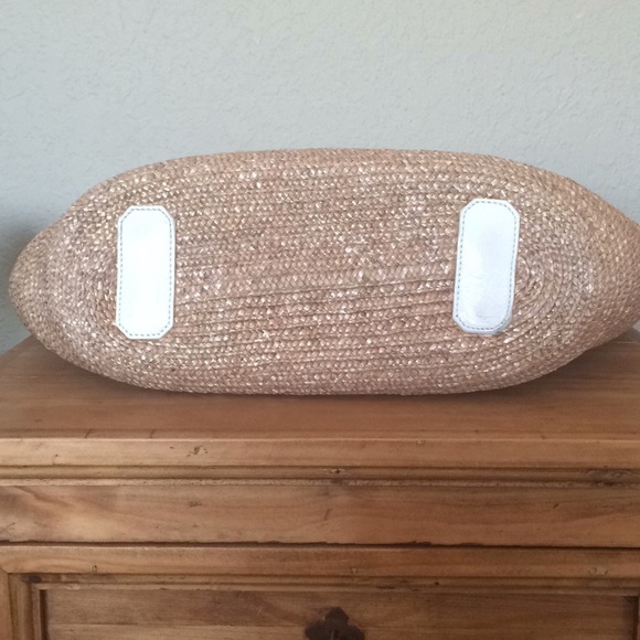 Jimmy Choo Straw Glitter Tote - Picture 4 of 8